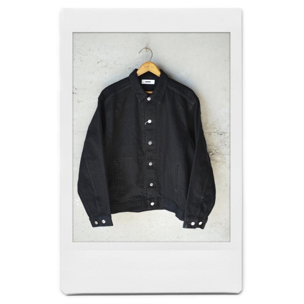 REVERBERATE DENIM JACKET BLACK