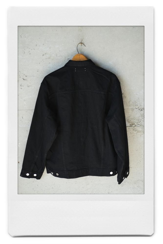 REVERBERATE DENIM JACKET BLACK
