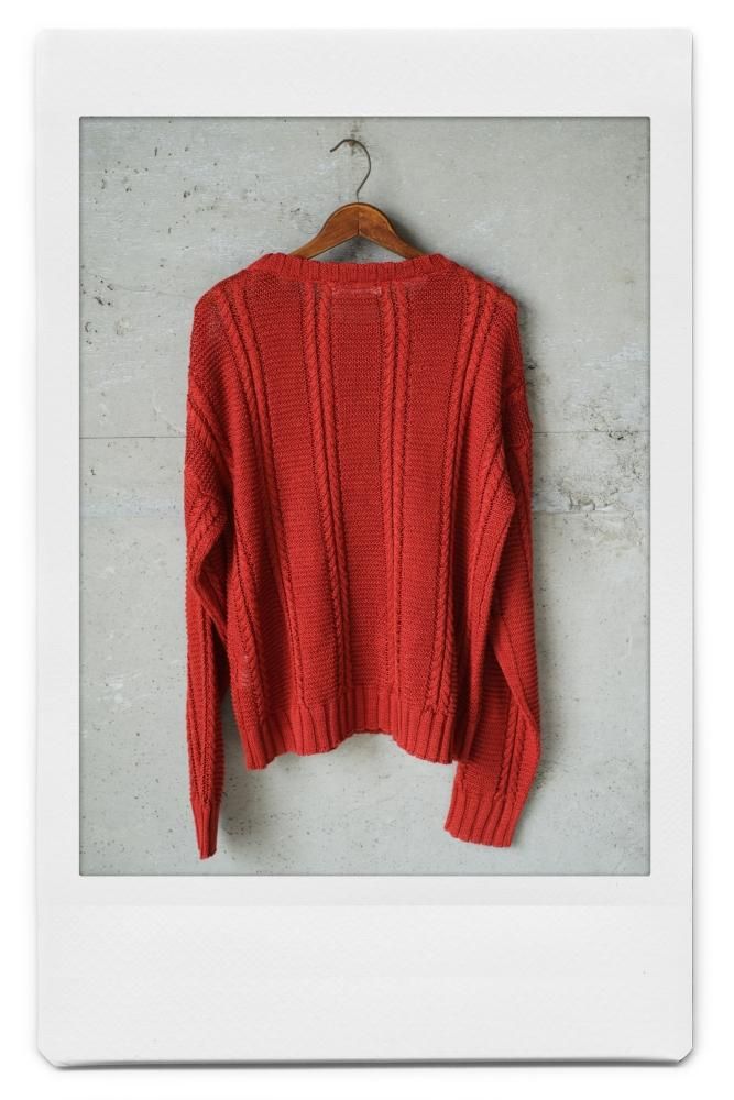 Cristaseya Linen cable knit sweater