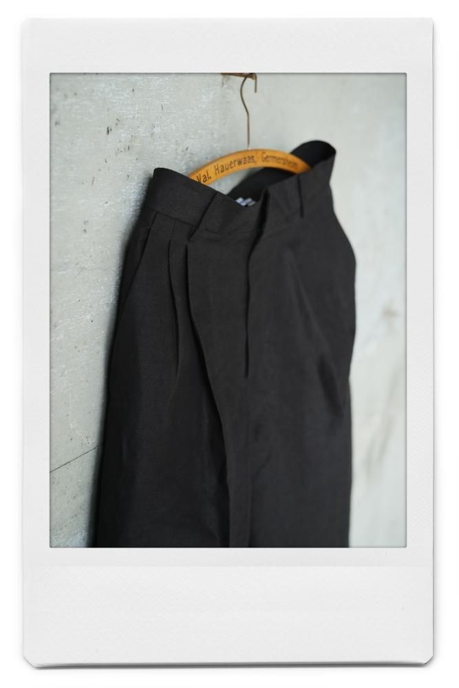 Cristaseya Double pleated wide trousers