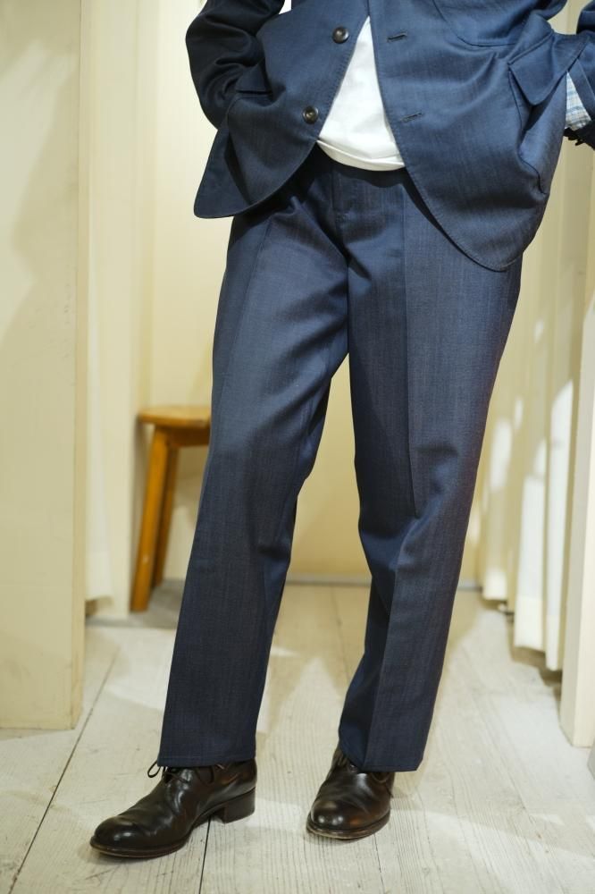 20aw niceness puaf スラックス NICENESS JACK [NAVY] - Fresh Service NECESSARY or