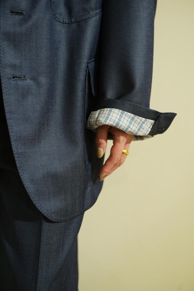 NICENESS / BOYCE (モヘアシャンブレーブレザー）