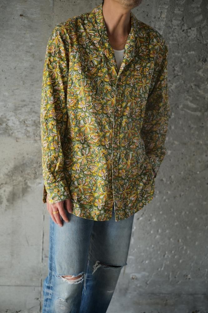 NICENESS PUTHLI.C /プトゥリ.C フローラルカウボーイシャツ YAELLOW NICENESS PUTHLI.C /プトゥリ.C フローラルカウボーイシャツ YAELLOW