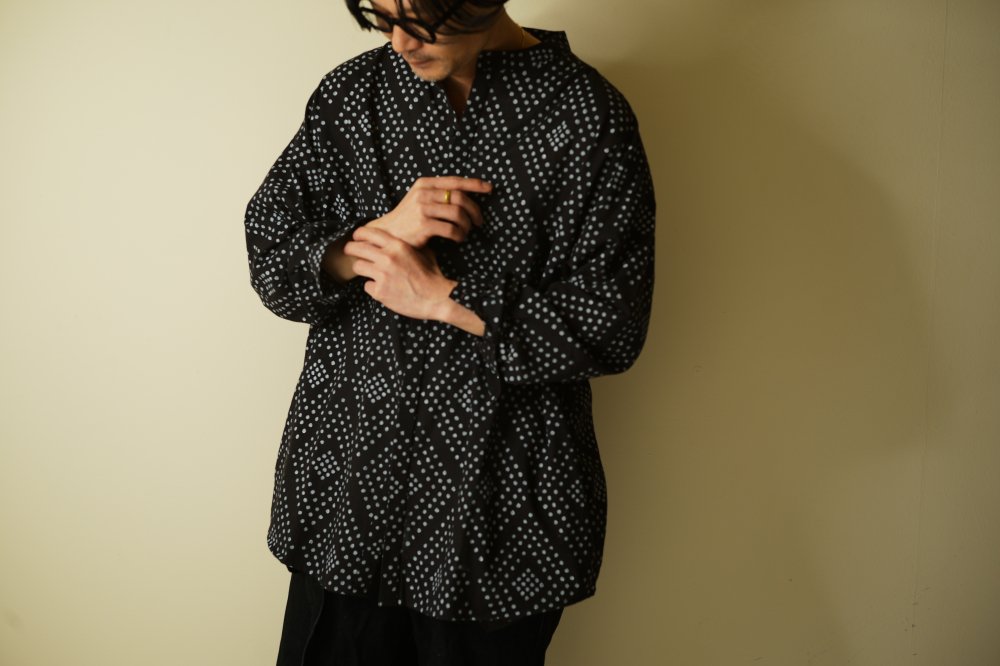 SEEALL EXTRAOVER BAND COLLAR SHIRT (UNISEX)