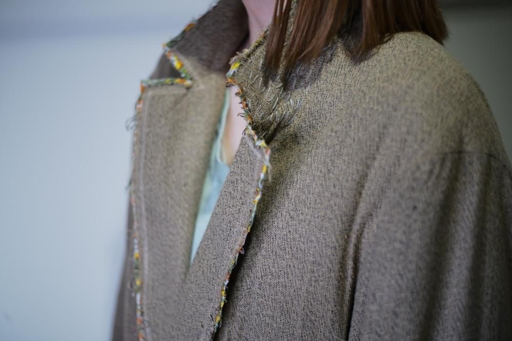 NICENESS PAM ツイステッドシルク ジャケット(KHAKI) NICENESS PAM ツイステッドシルク ジャケット(KHAKI)