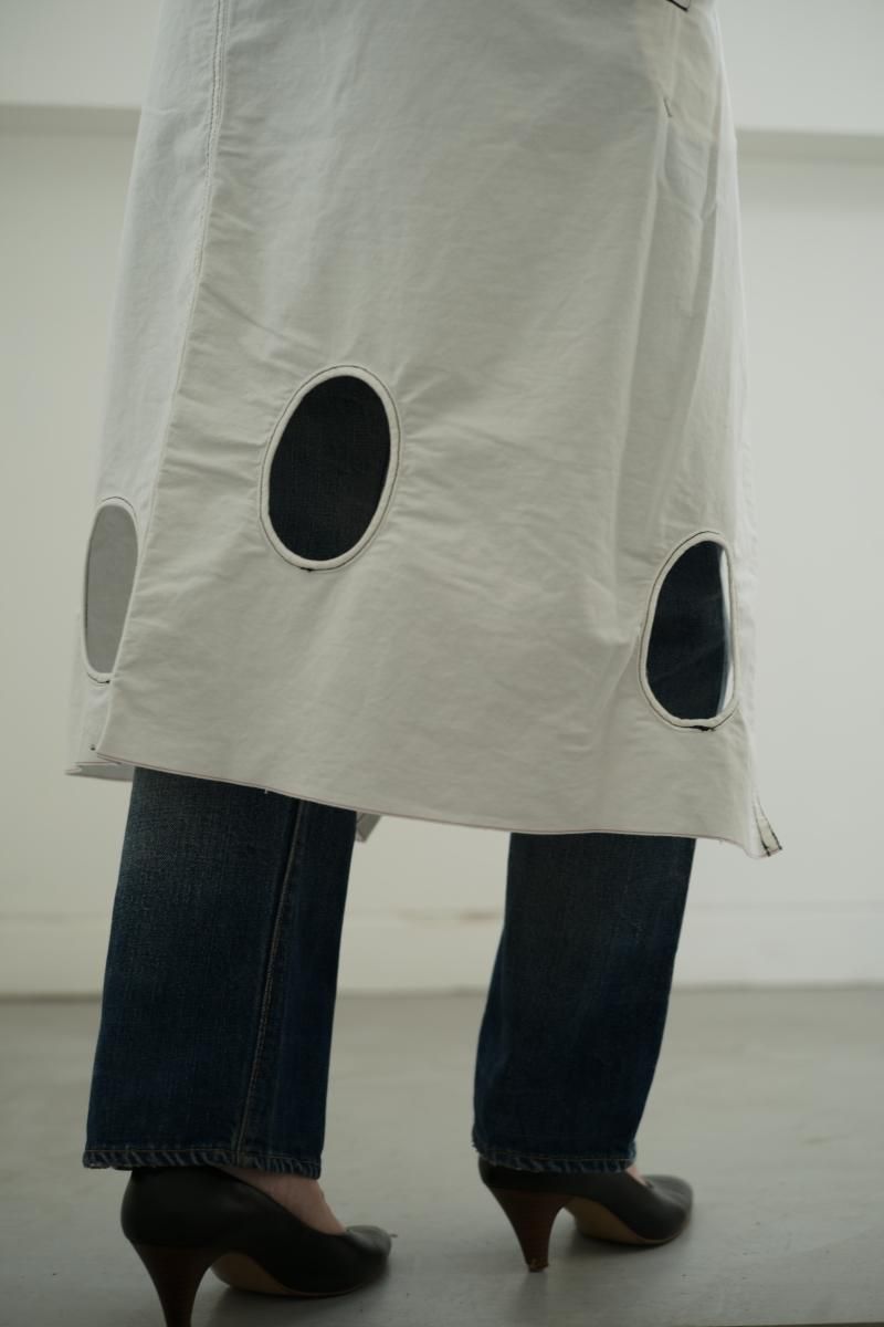【JONNLYNX】の LINEN APRON jonnlynx cotton hole apron