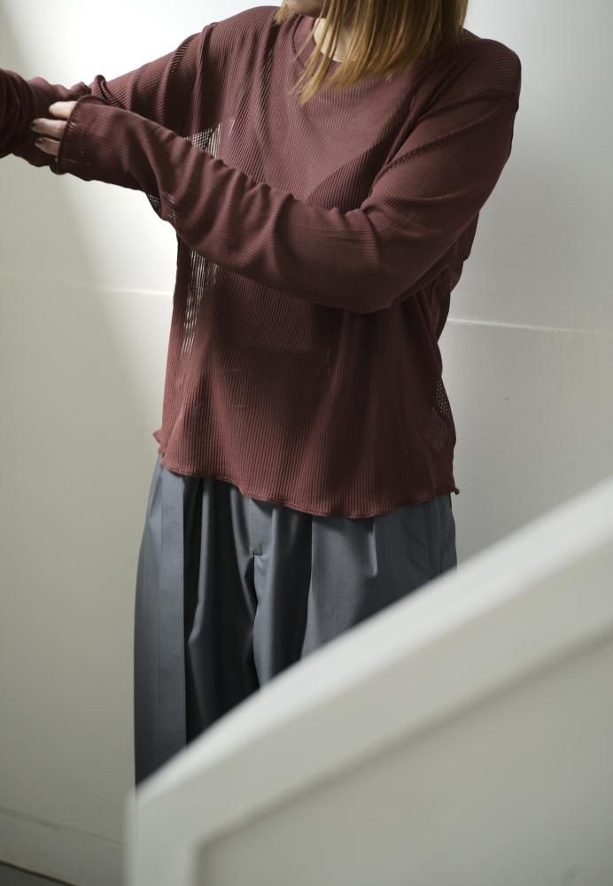 ブランド通販サイトをすべて jonnlynx voile rib tee トップス