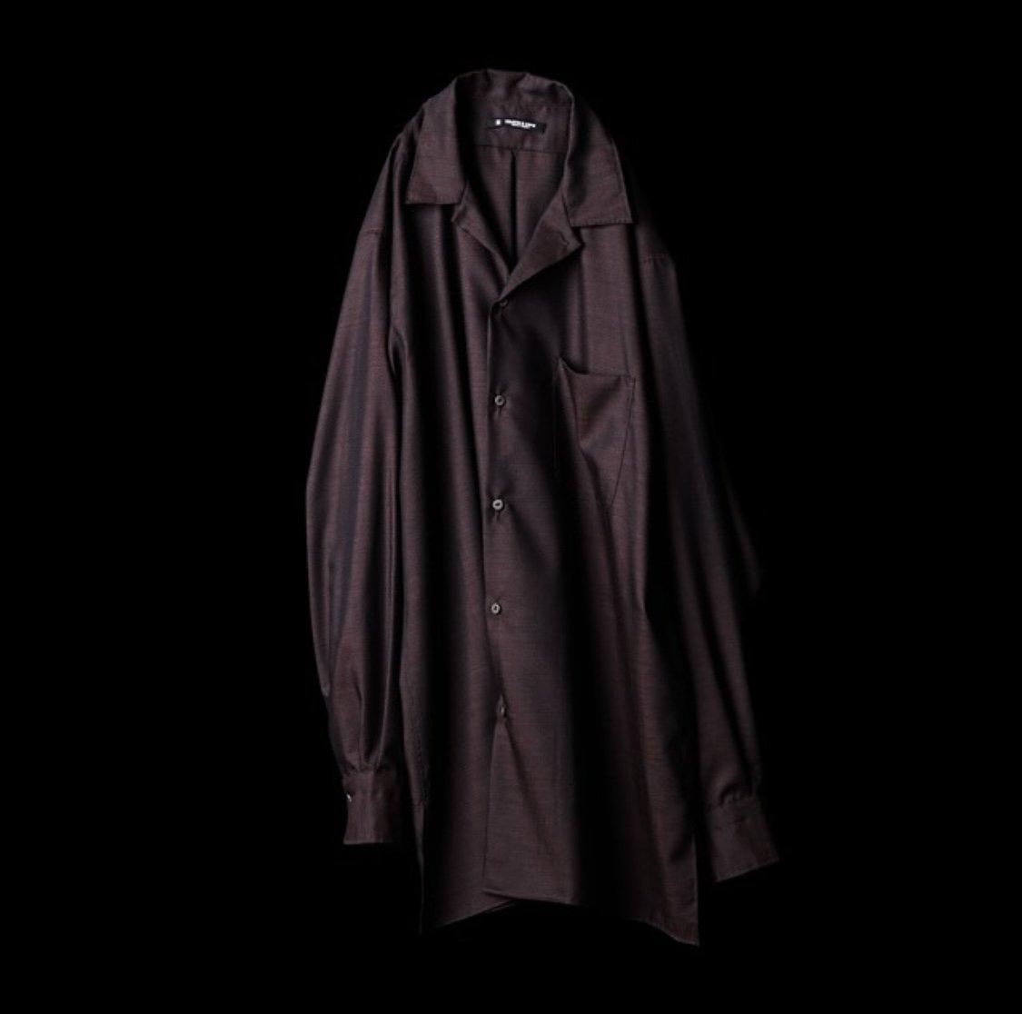 MAATEE&SONS H WOOL ONE PIECE COLLAR SHIRTS MAATEE&SONS H WOOL ONE PIECE COLLAR SHIRTS