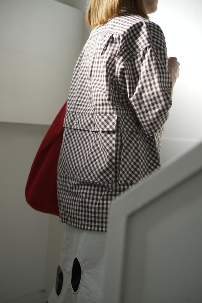 TENBOX Drug dealer shirt gingham check TENBOX Drug dealer shirt gingham check