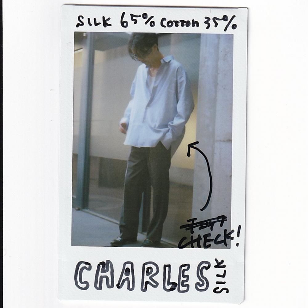 MAATEE&SONS 24FW CHARLES SILK POPLINE FINE CHECK MT4303-0603B MAATEE&SONS 24FW CHARLES SILK POPLINE FINE CHECK MT4303-0603B