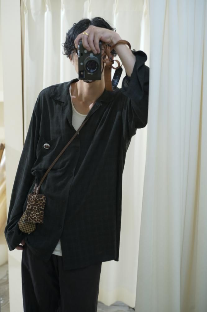 MAATEE&SONS 24AW 強撚RAYON OPEN COLLAR SHIRTS MAATEE&SONS 24AW 強撚RAYON OPEN COLLAR SHIRTS