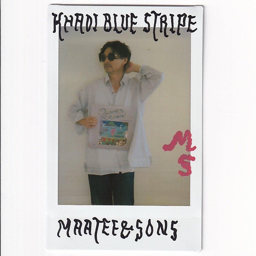 MAATEE&SONS 24AW GUPTA KHADI COTTON/SILK STRIPE MAATEE&SONS 24AW GUPTA KHADI COTTON/SILK STRIPE
