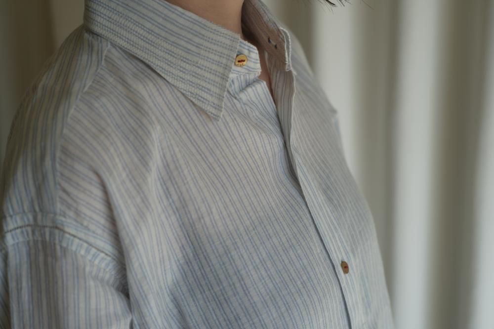 MAATEE&SONS 24AW GUPTA KHADI COTTON/SILK STRIPE MAATEE&SONS 24AW GUPTA KHADI COTTON/SILK STRIPE