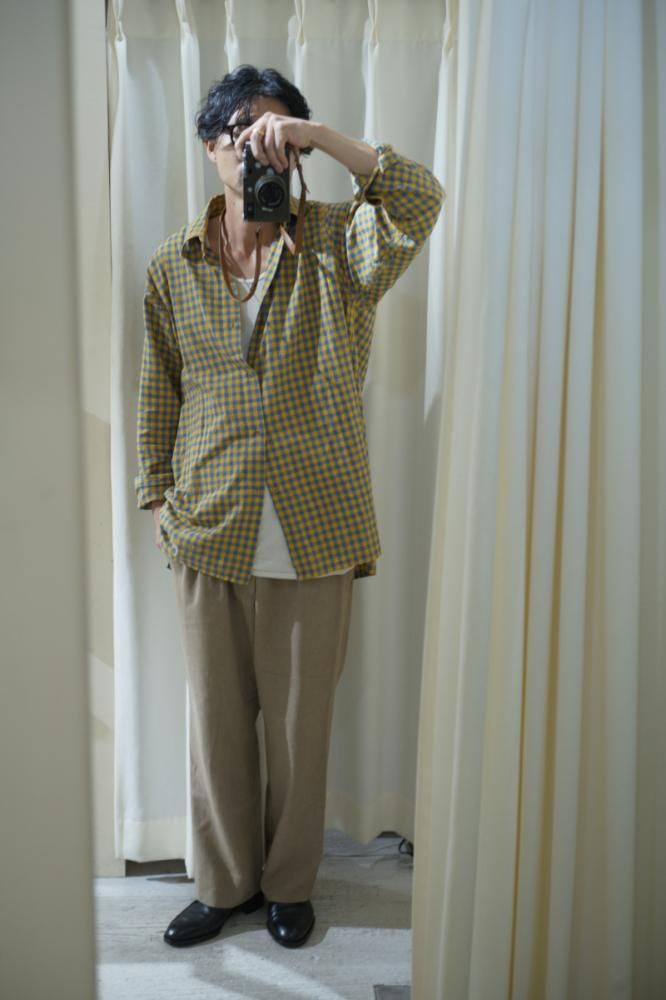 MAATEE&SONS 24AW GUPTA KHADI COTTON CHECK MAATEE&SONS 24AW GUPTA KHADI COTTON CHECK