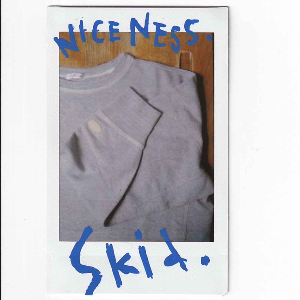 NICENESS SKID Sweatshirt Pullover GRAY