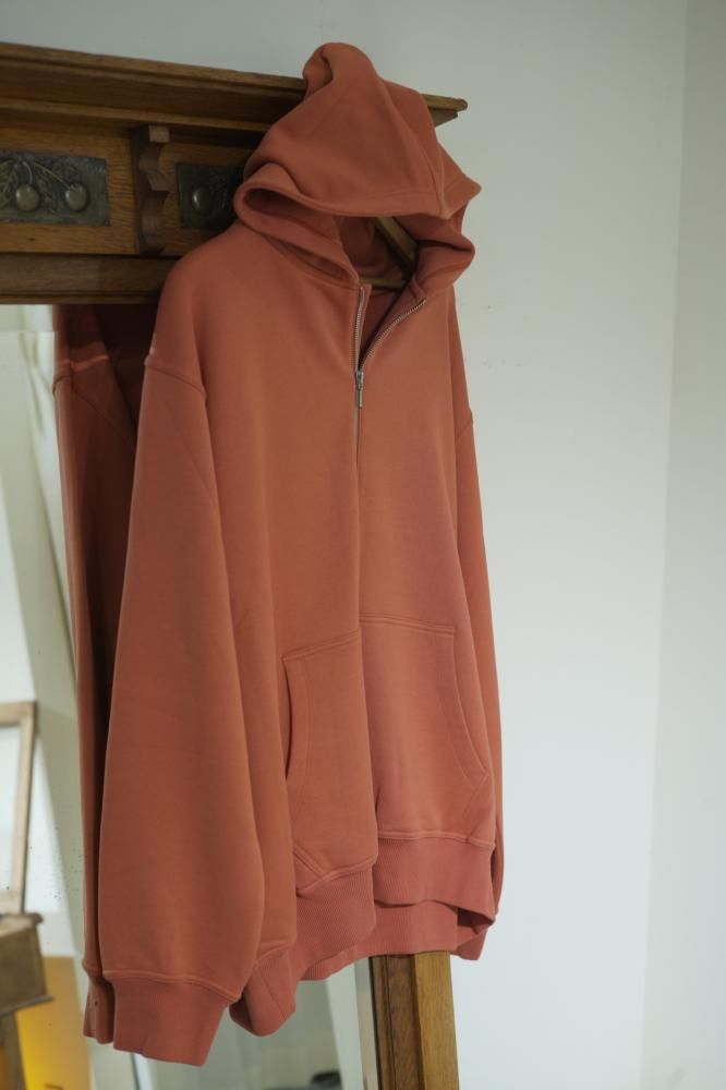 REVERBERATE 24AW HALF ZIP HOODY REVERBERATE 24AW HALF ZIP HOODY