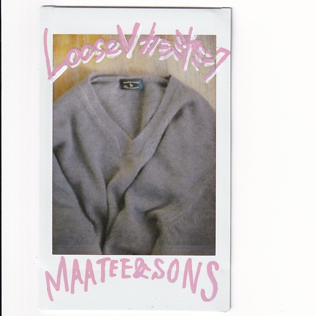 MAATEE&SONS ߥߥ LOOSE V SWEATER