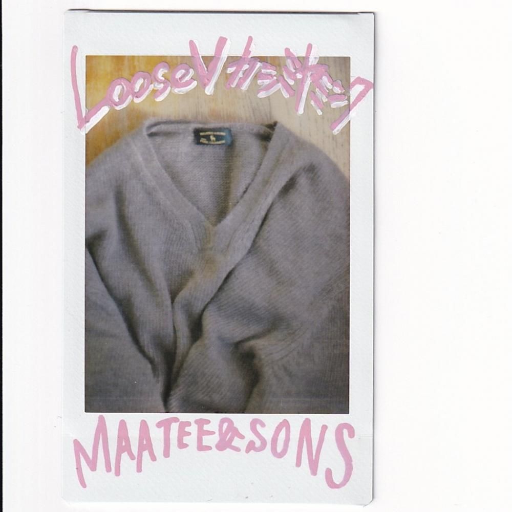 MAATEE&SONS24AW カシミヤミンク LOOSE V SWEATER MAATEE&SONS24AW カシミヤミンク LOOSE V SWEATER