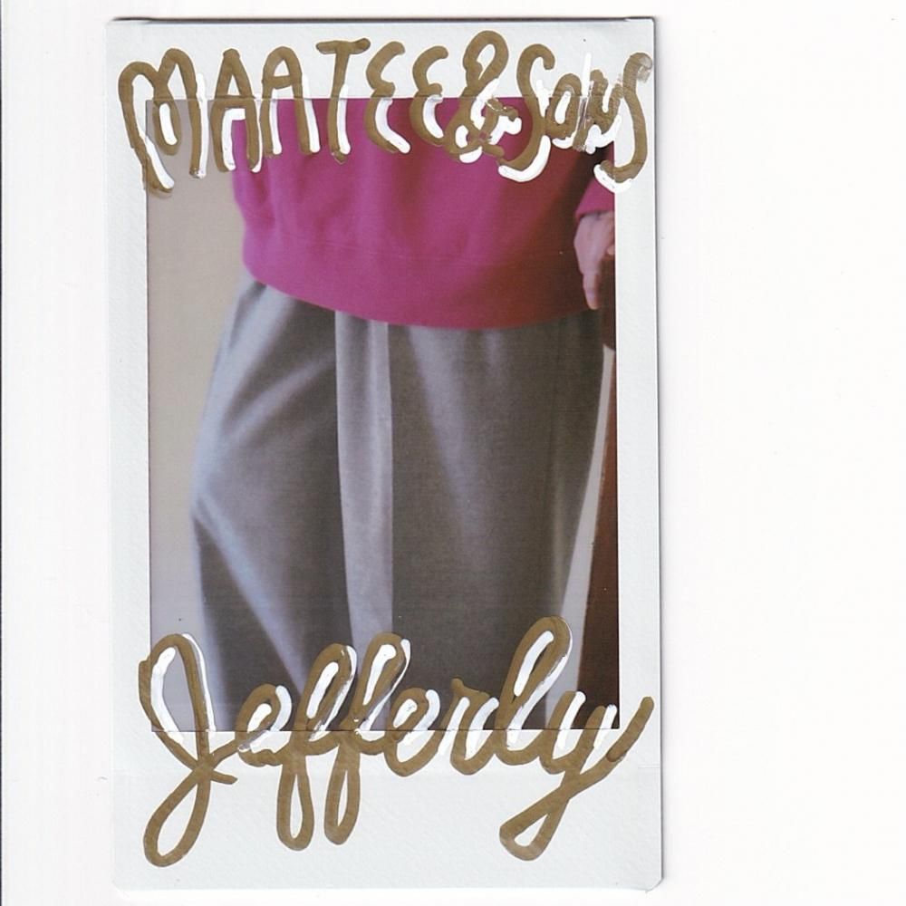 パンツ MAATEE&SONS JEFFERLY FLANNEL CAMMELGRAY MAATEE&SONS (マーティーアンドサンズ) 24AW 