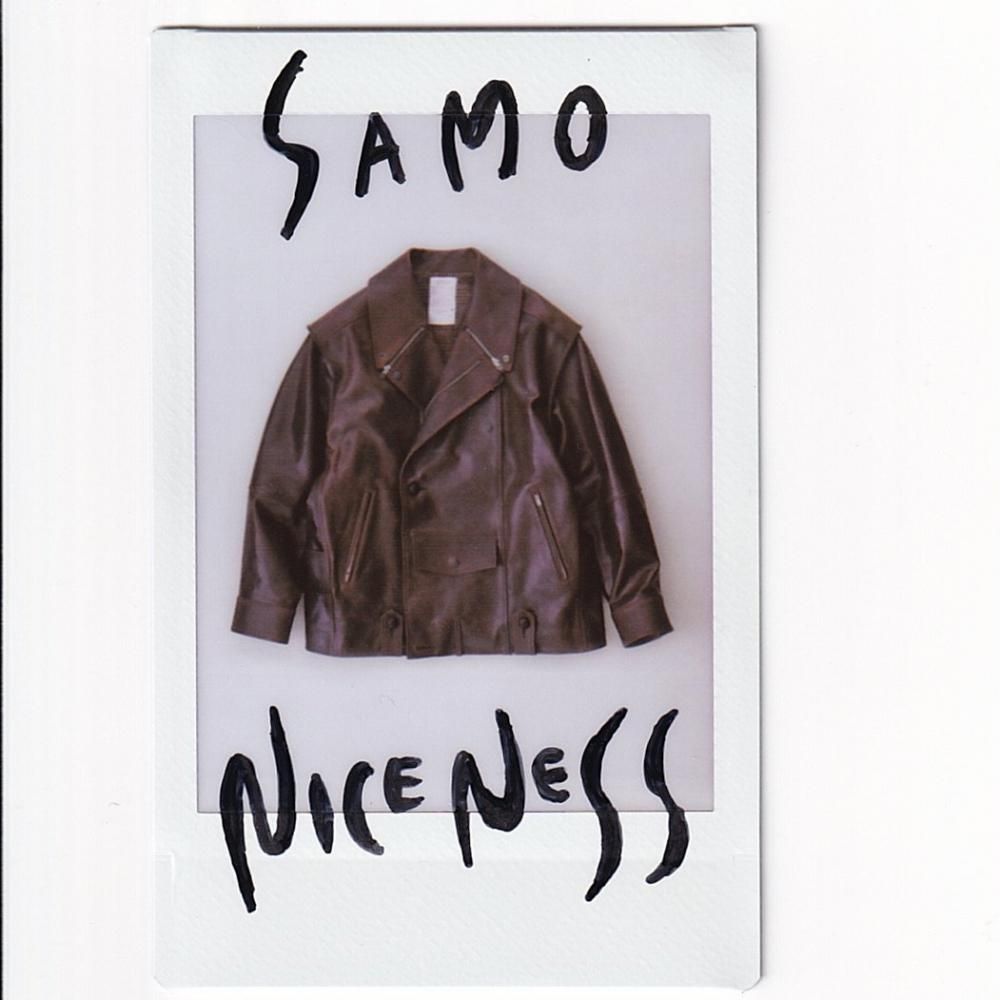 NICENESS SAGE/縮絨ギマチェックオーバートラウザー