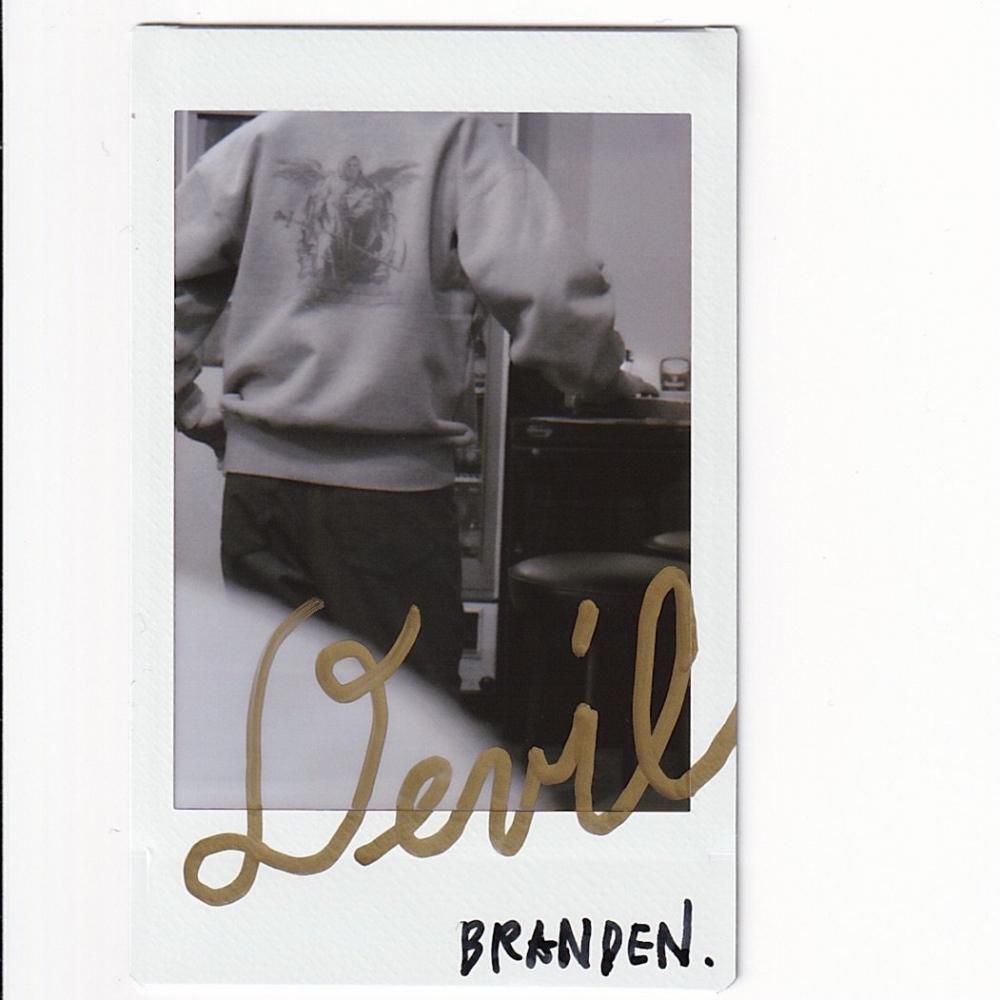 NICENESS BRANDEN Devil Print Sweatshirt