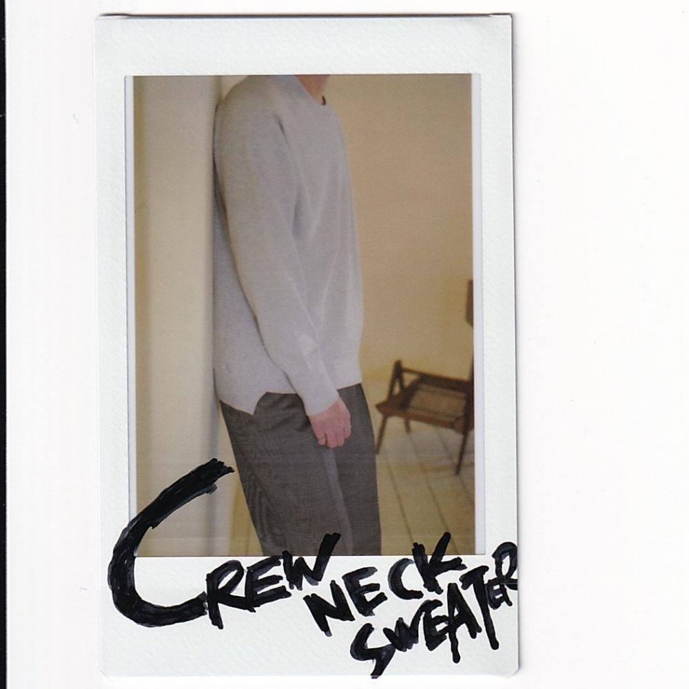 MAATEE&SONS CREW NECK SWEATER L.GRAY