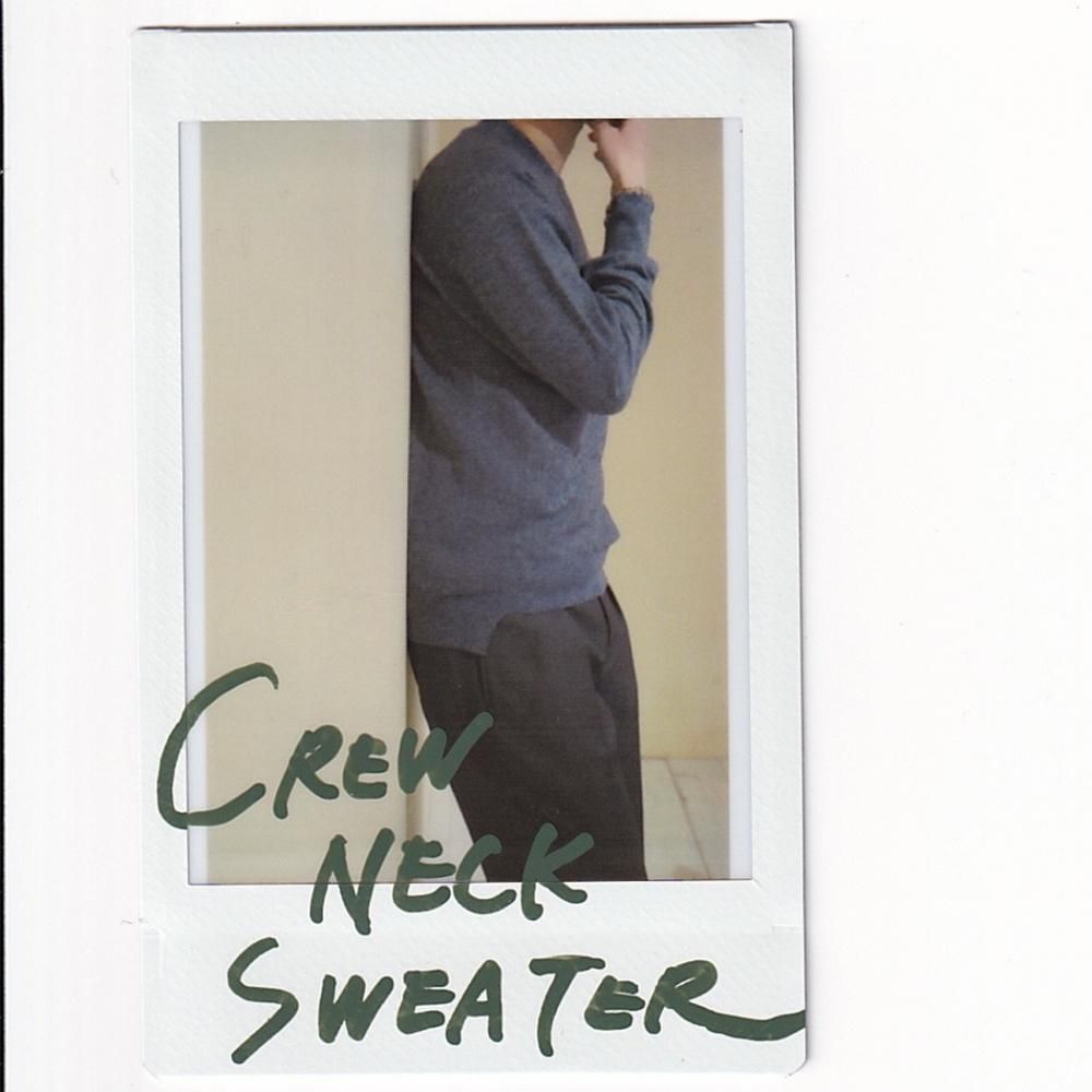 MAATEE&SONS CREW NECK SWEATER DENIM