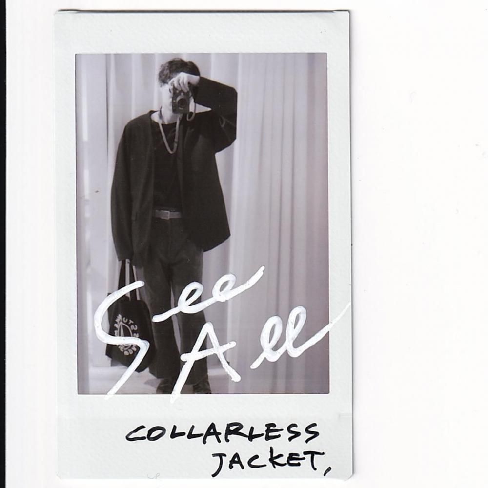 SEEALL COLLARLESS JACKET