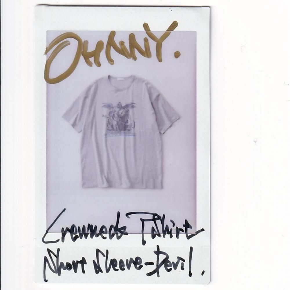 NICENESS OHNNY Crewneck T Shirt Short Sleeve Devil 