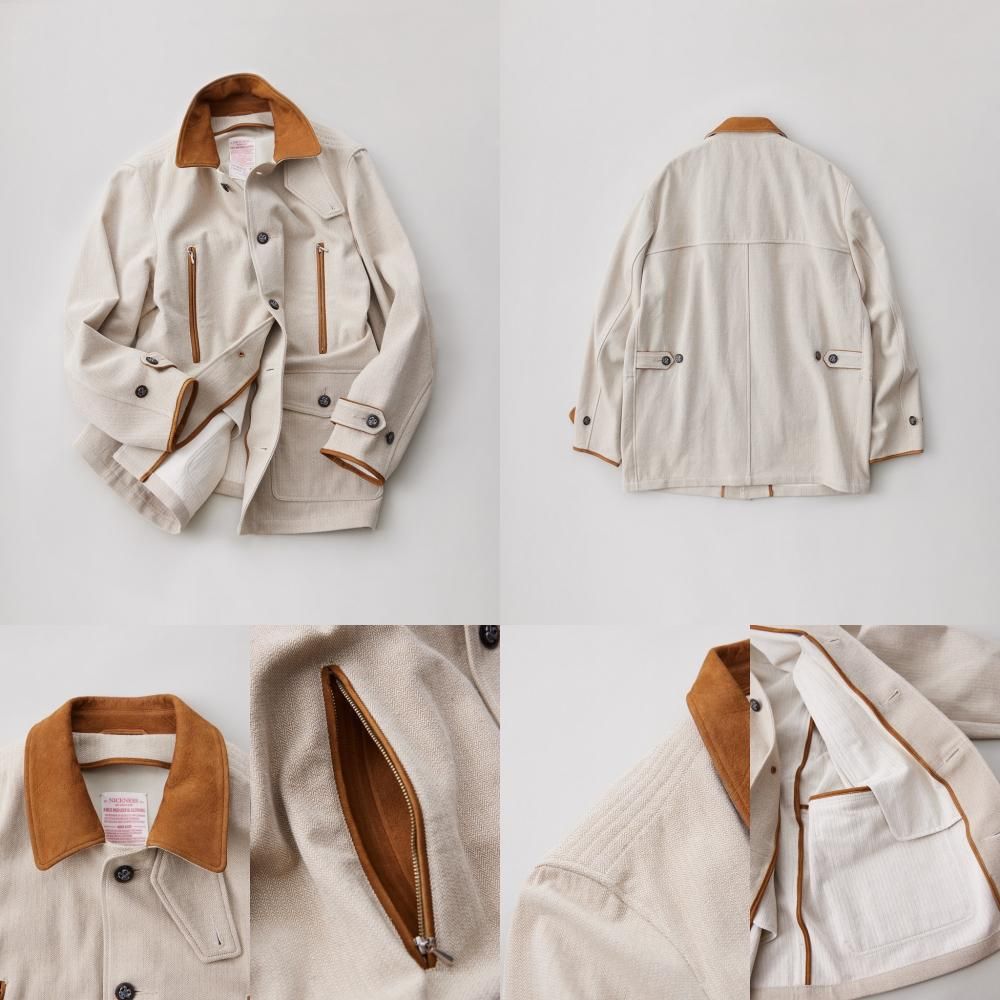 NICENESS 25SS NILORAN Herringbone Hunting Jacket