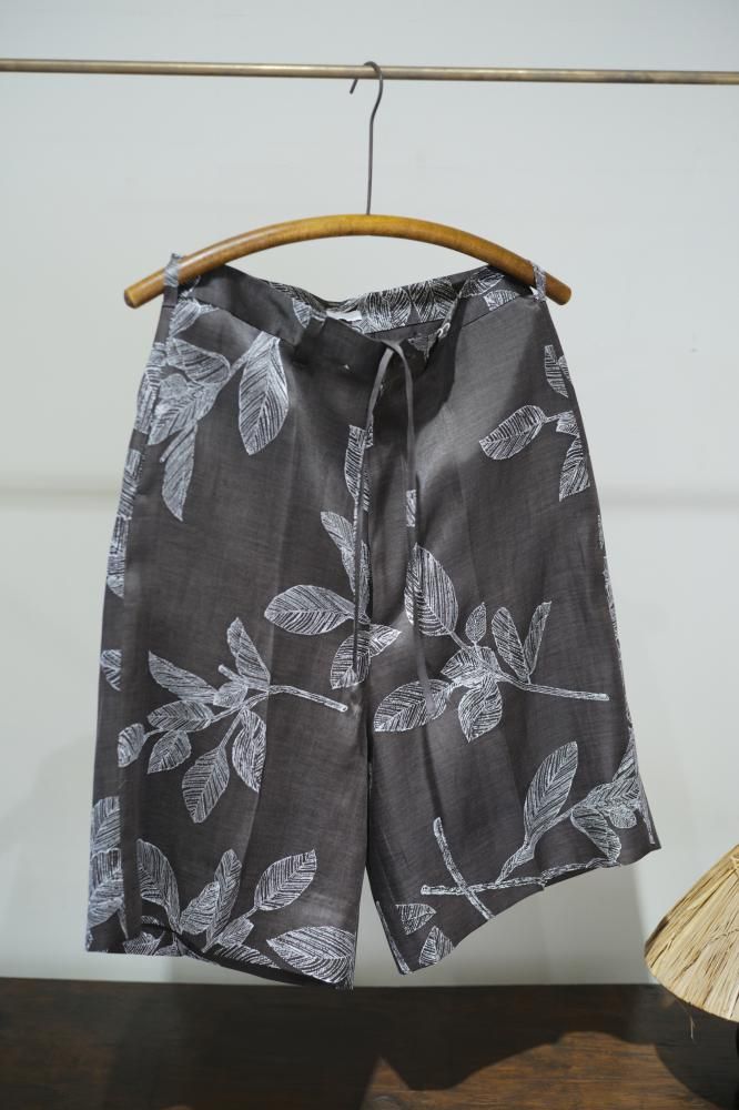 SEEALL25SS BUGGY SHORTS 柿渋染め