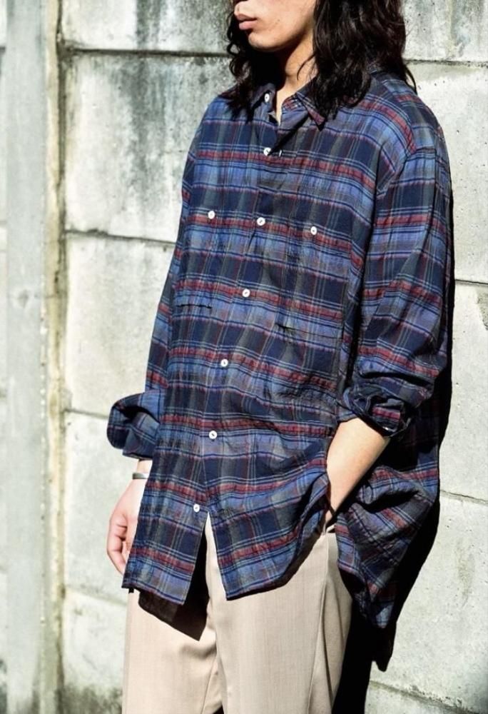 MAATEE&SONS 25SS WORK SHIRTS H WOOL γ