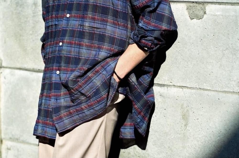 MAATEE&SONS 25SS WORK SHIRTS H WOOL γ