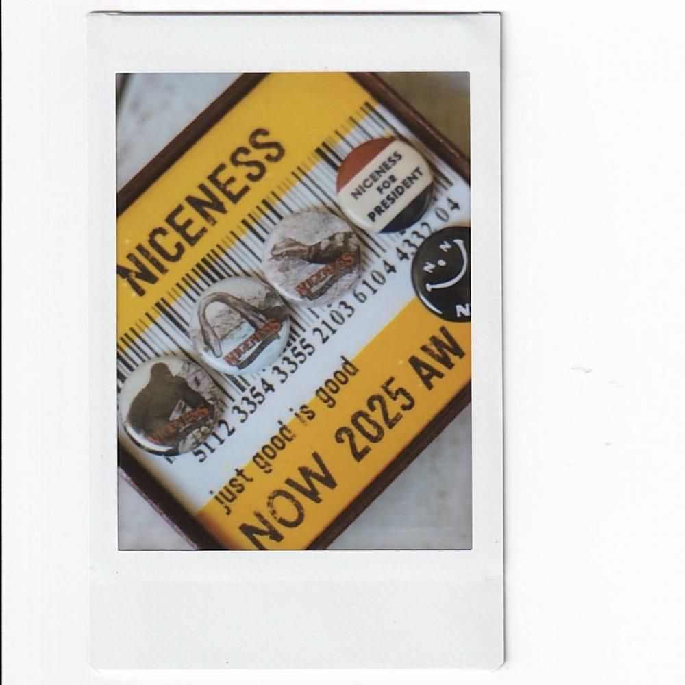 NICENESS BIRTHDAY Set of 5 Aluminum Badges