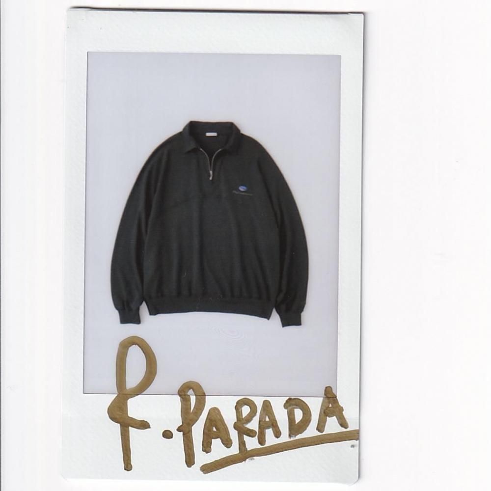 NICENESS R.PARADA Lightweight Sweat Half-Zip Pullover