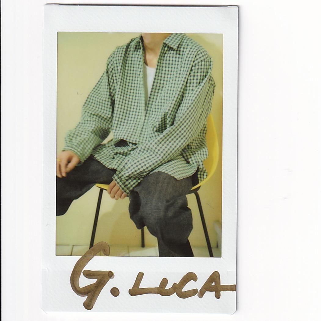 NICENESS G.LUCA Deadstock Check Long Zip Pullover Shirt
