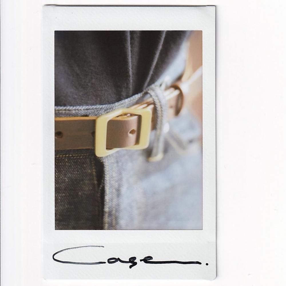 NICENESS CASE Brown Core Oiled Cow Leather Belt