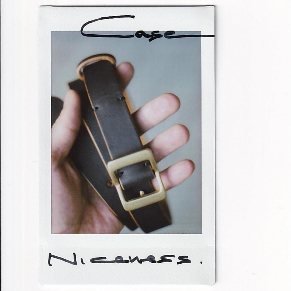 NICENESS CASE Brown Core Oiled Cow Leather Belt
