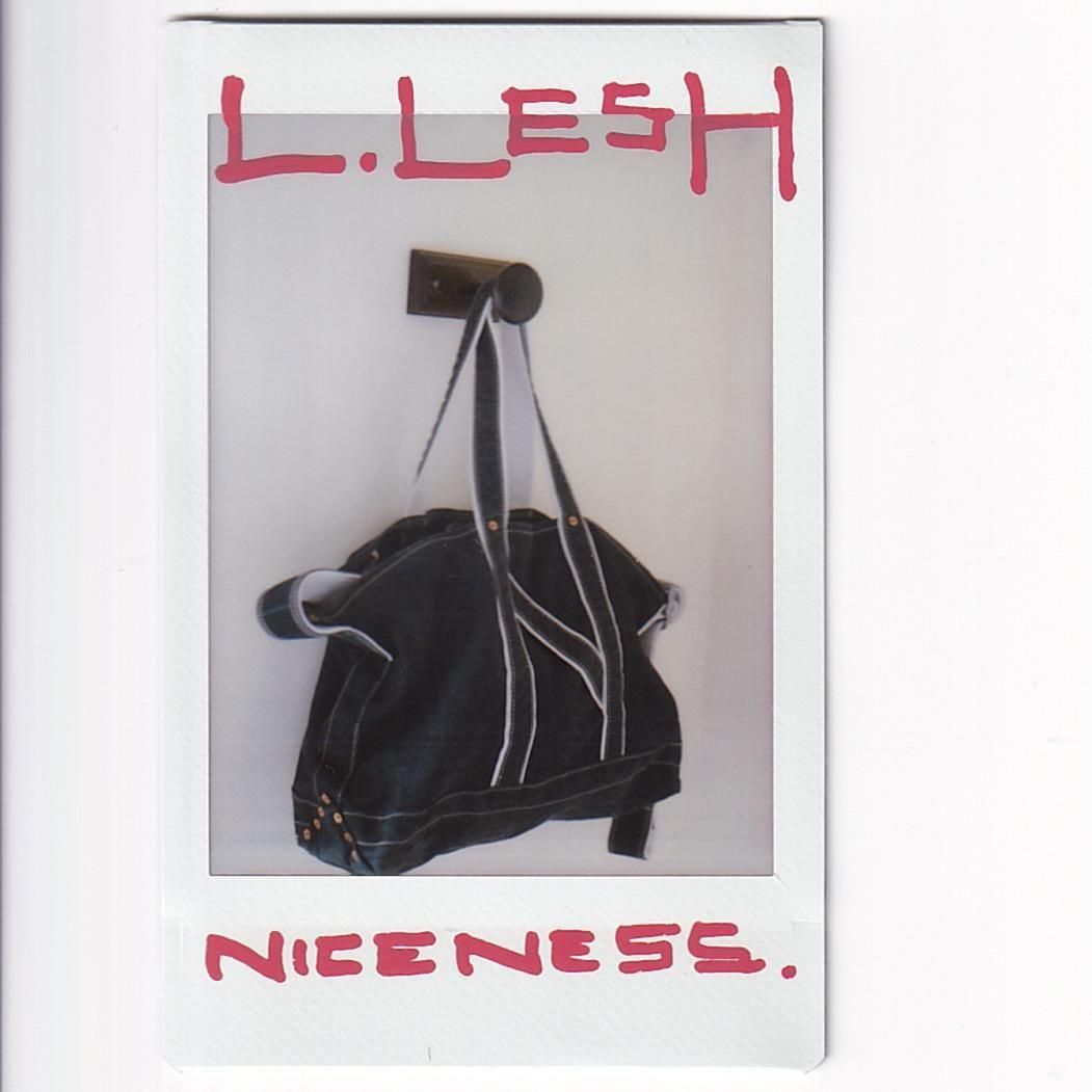 NICENESS L.LESH Canvas Shoulder Strap Bag