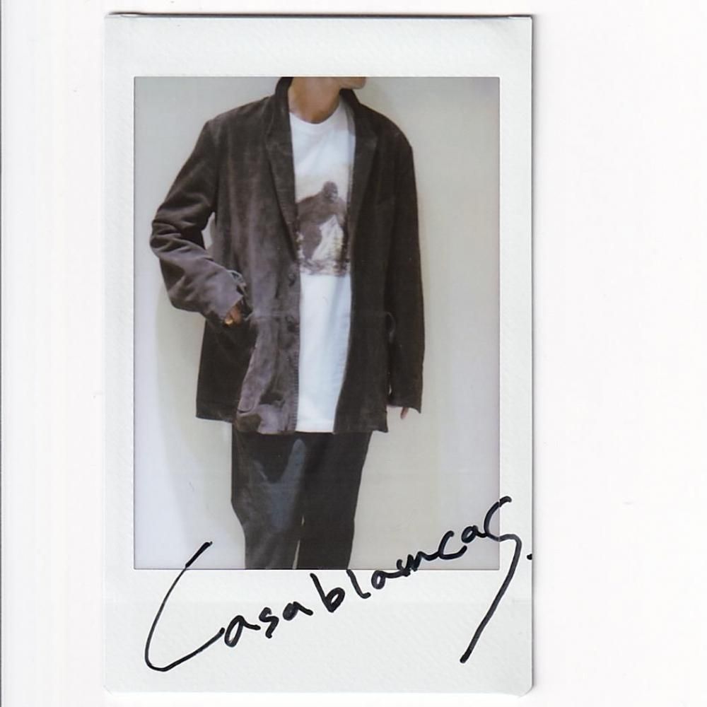 NICENESS CASABLANCAS Cow Suede Hunting Teba Jacket DARK BROWN