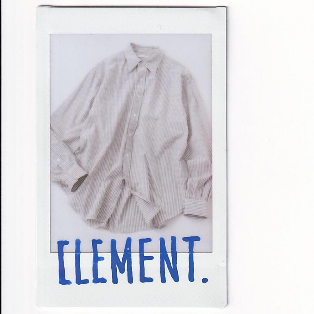 CLEMENT Dobby Stripe Regular Collar Dress Shirt