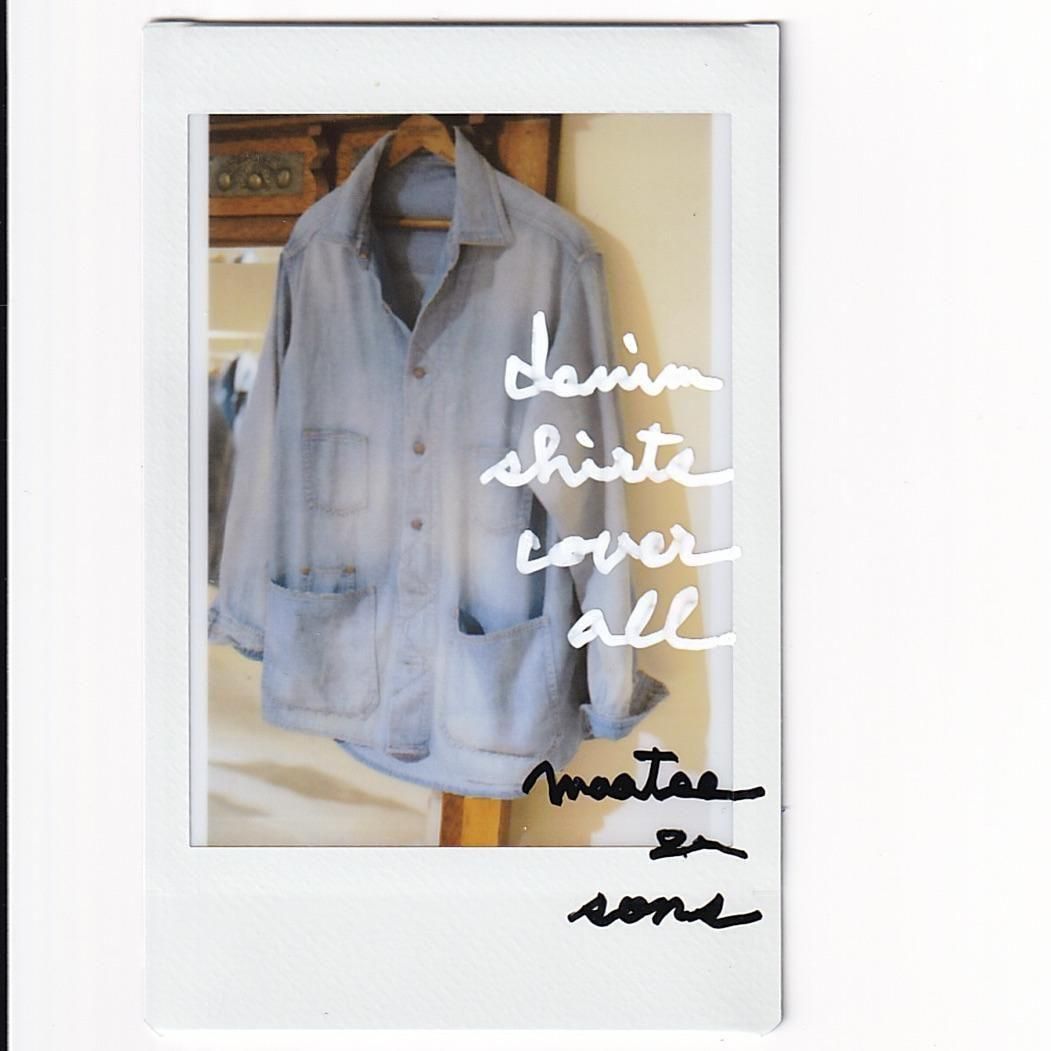 MAATEE&SONS DENIM SHIRTS COVERALL