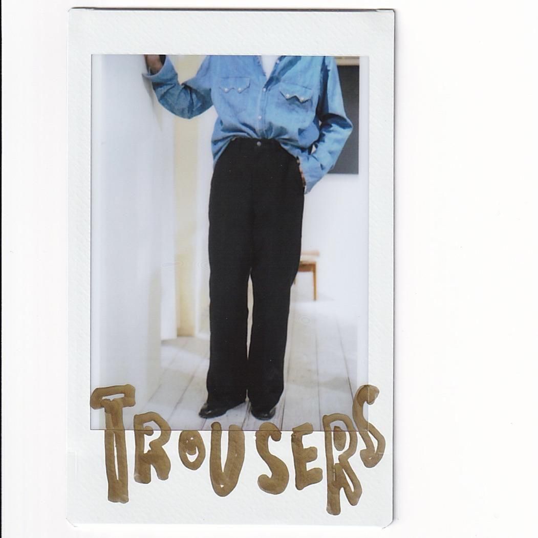 REVERBERATE MOLESKIN TROUSERS BLACK