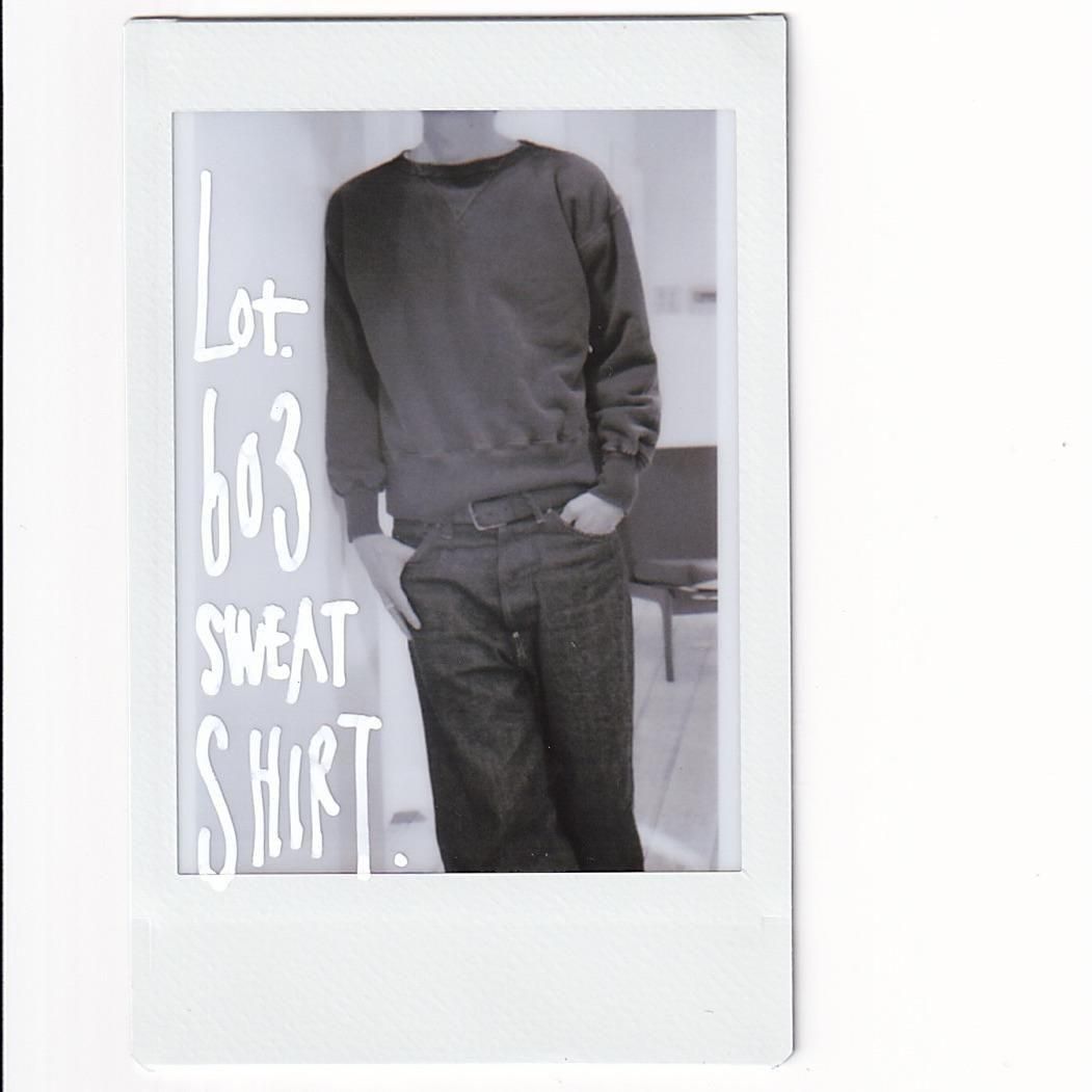 T.T LOT.603 SWEAT SHIRT SUMI DYED