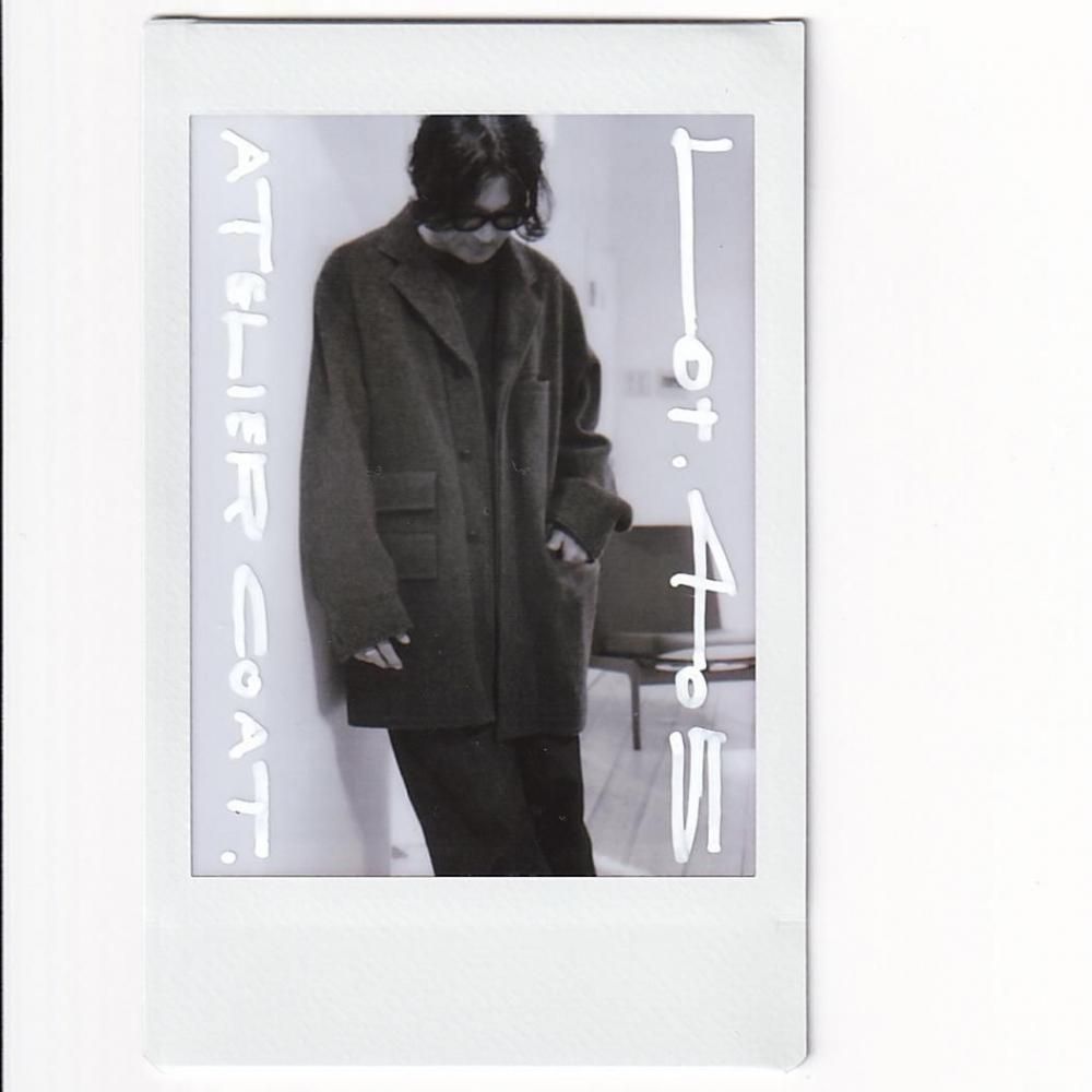 T.T LOT.405 ATELIER COAT SUMI DYED BLACK