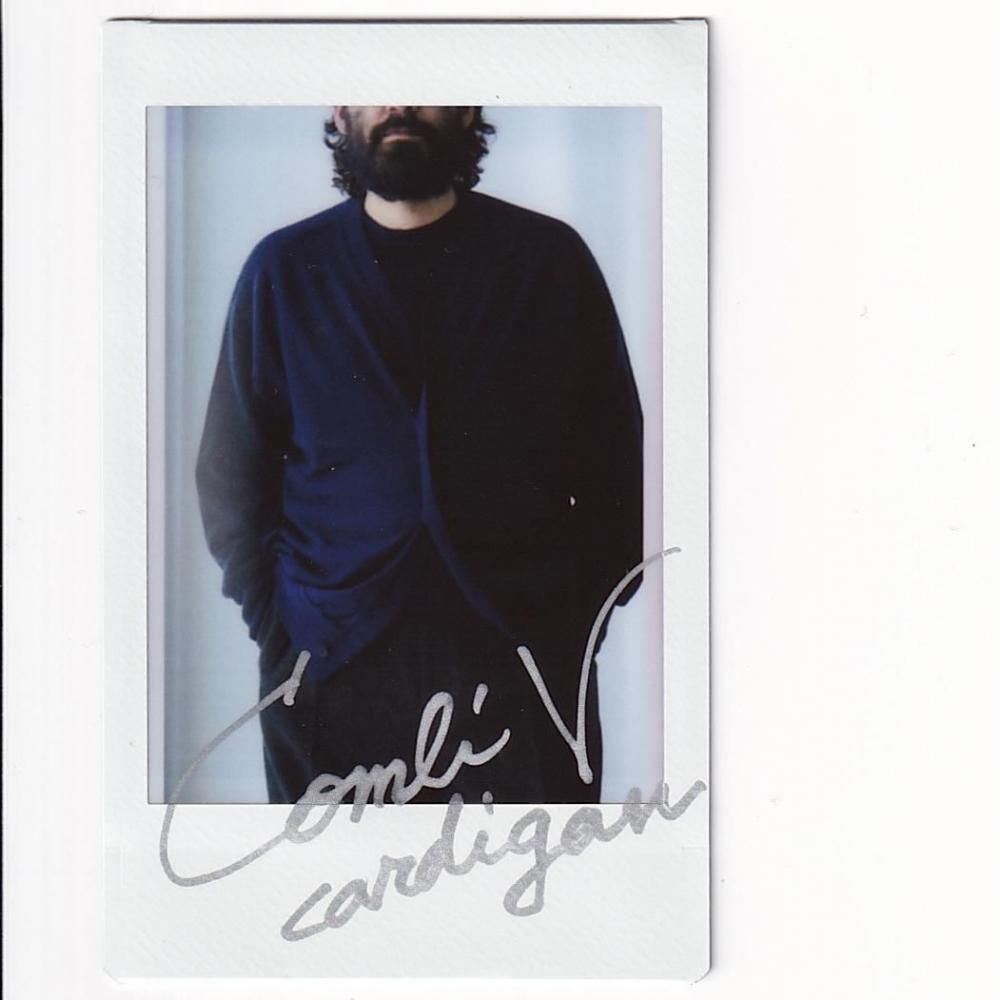 MAATEE&SONS COMBI V CARDIGAN NAVY