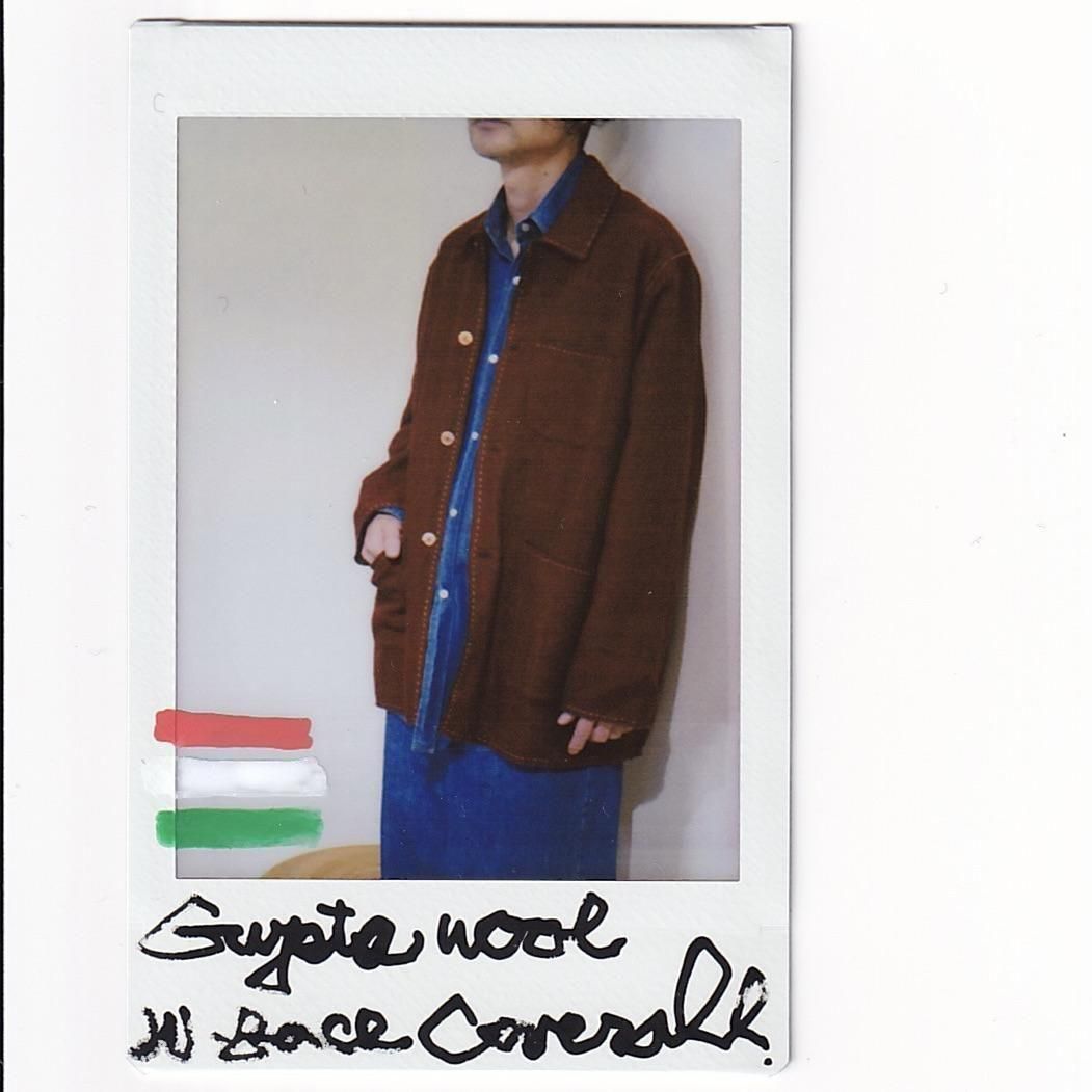 MAATEE&SONS GUPTA WOOL W FACE COVERALL RED