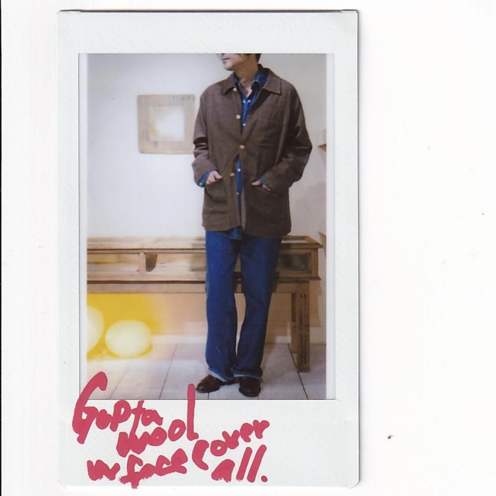 MAATEE&SONS25AW GUPTA WOOL W FACE COVERALL BROWN