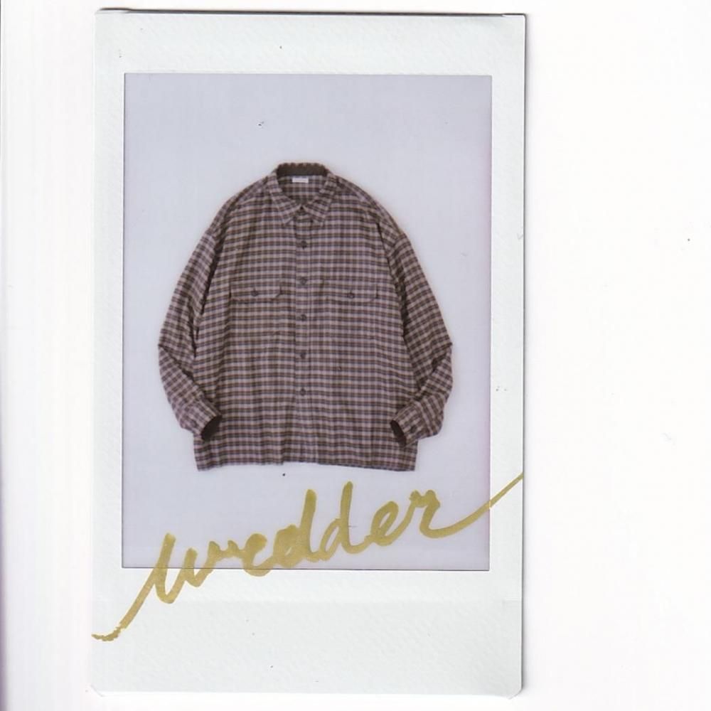 NICENESS VEDDER SILK FLANNEL HUNTING SHIRT