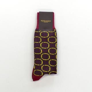 Linked Mens Socks - Purple
